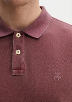 Poloshirt Piqué regular garment-dyed aus Bio-Baumwolle