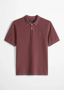 Poloshirt Piqué regular garment-dyed aus Bio-Baumwolle