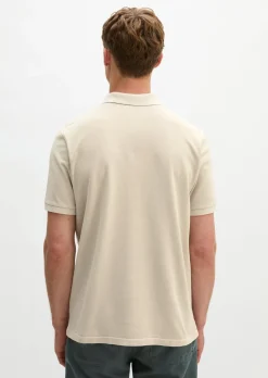 Poloshirt Piqué regular garment-dyed aus Bio-Baumwolle