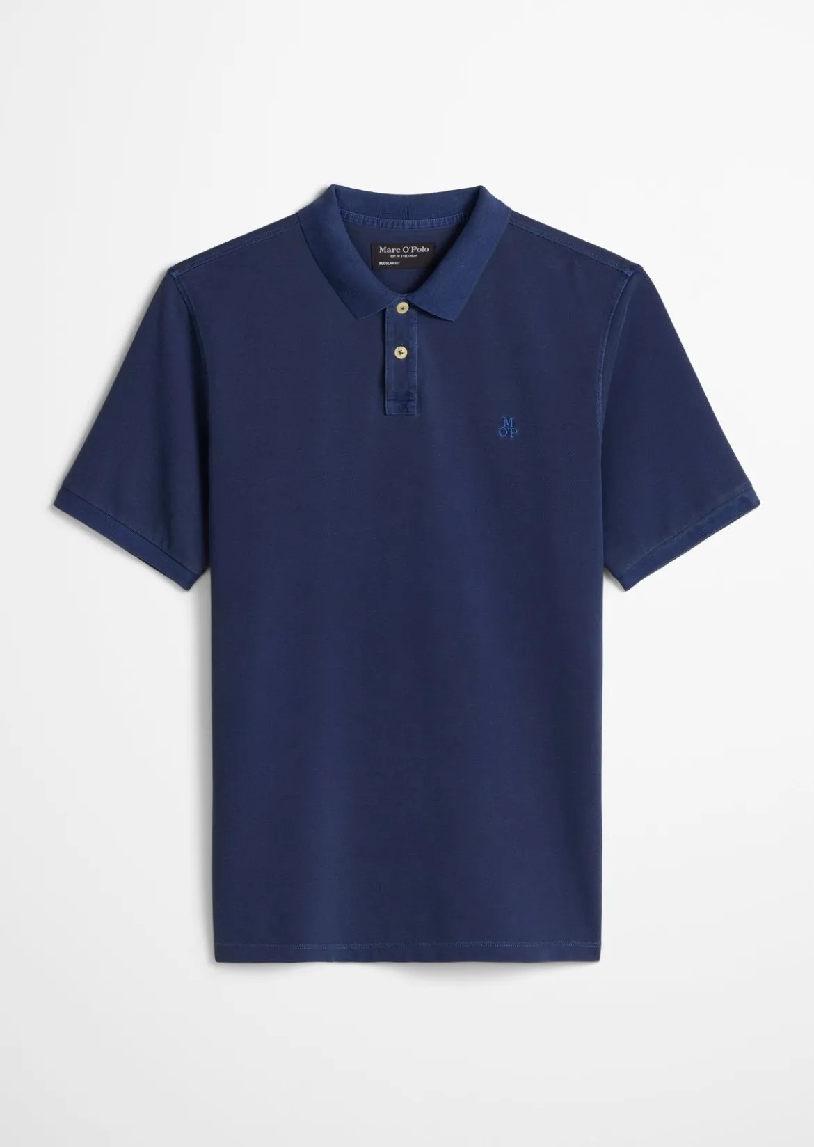 Poloshirt Piqué regular garment-dyed aus Bio-Baumwolle