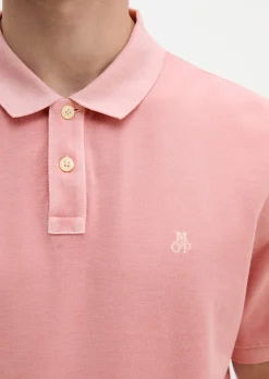 Poloshirt Piqué regular garment-dyed aus Bio-Baumwolle