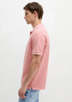 Poloshirt Piqué regular garment-dyed aus Bio-Baumwolle
