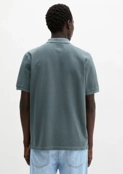 Poloshirt Piqué regular garment-dyed aus Bio-Baumwolle