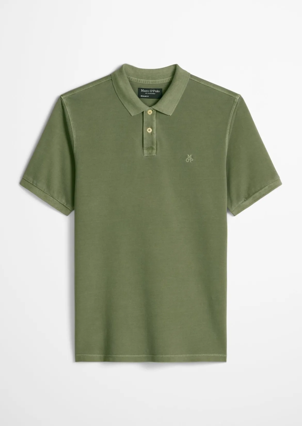 Poloshirt Piqué regular garment-dyed aus Bio-Baumwolle