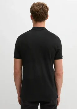 Poloshirt Piqué shaped aus Organic Cotton-Stretch