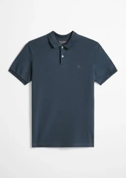 Poloshirt Piqué shaped aus Organic Cotton-Stretch
