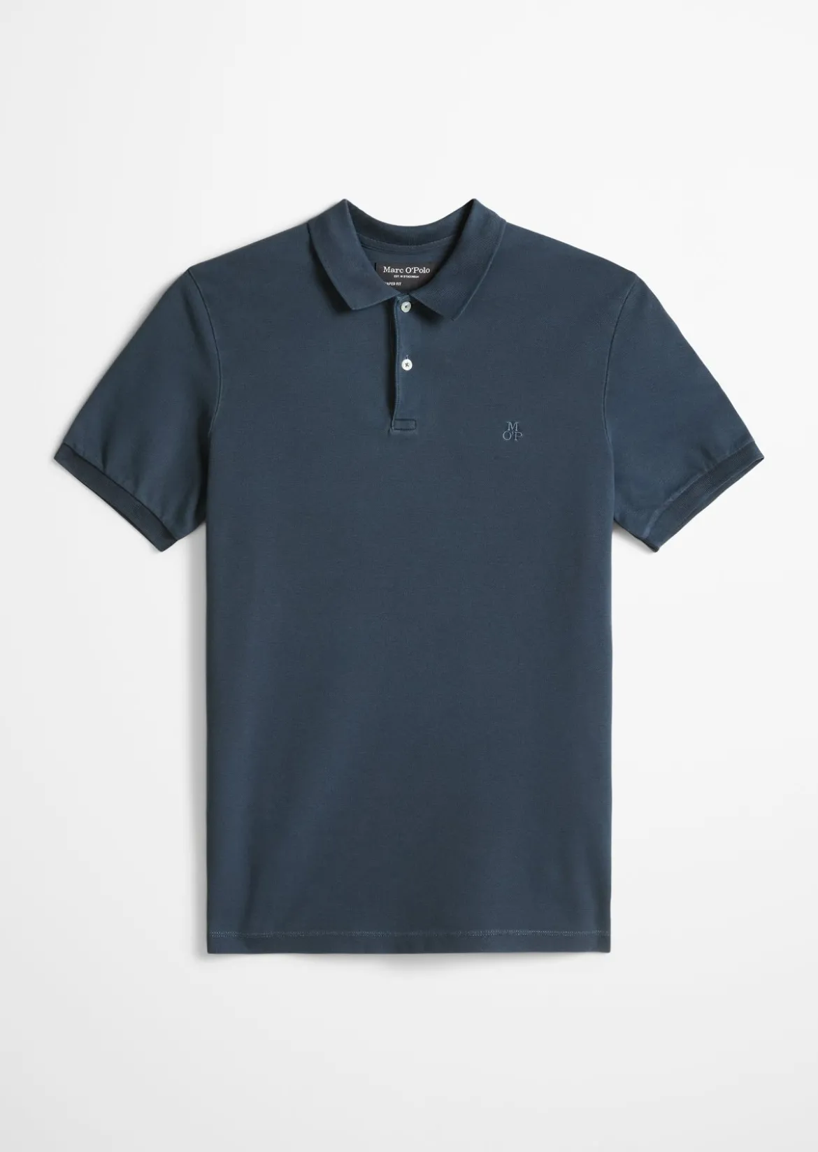 Poloshirt Piqué shaped aus Organic Cotton-Stretch