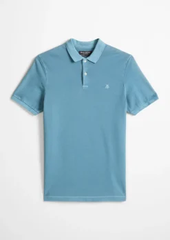 Poloshirt Piqué shaped aus Organic Cotton-Stretch