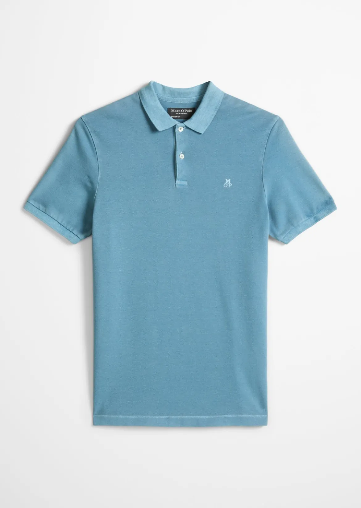 Poloshirt Piqué shaped aus Organic Cotton-Stretch