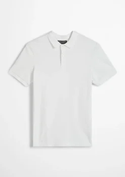 Poloshirt Piqué shaped aus Organic Cotton-Stretch