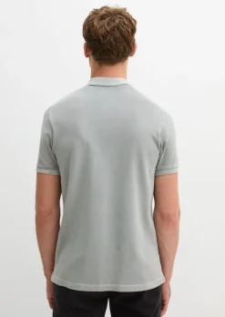Poloshirt Piqué shaped aus Organic Cotton-Stretch