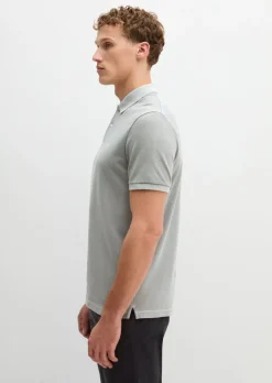 Poloshirt Piqué shaped aus Organic Cotton-Stretch