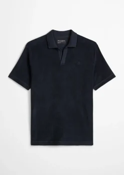 Poloshirt Towel.-Jersey regular aus weichem Jersey-Frottee