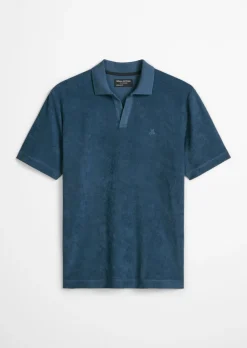 Poloshirt Towel.-Jersey regular aus weichem Jersey-Frottee