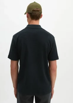 Poloshirt Towel.-Jersey regular aus weichem Jersey-Frottee