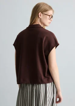 Poloshirt wide aus schwerem Single Jersey