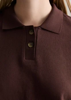 Poloshirt wide aus schwerem Single Jersey