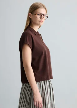 Poloshirt wide aus schwerem Single Jersey