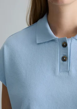 Poloshirt wide aus schwerem Single Jersey