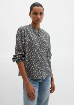 Print-Bluse regular aus TENCEL™ Lyocell