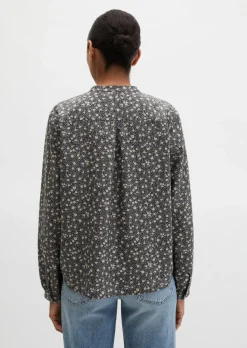 Print-Bluse regular aus TENCEL™ Lyocell
