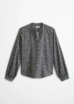 Print-Bluse regular aus TENCEL™ Lyocell