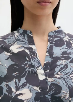 Print-Bluse regular aus TENCEL™ Lyocell