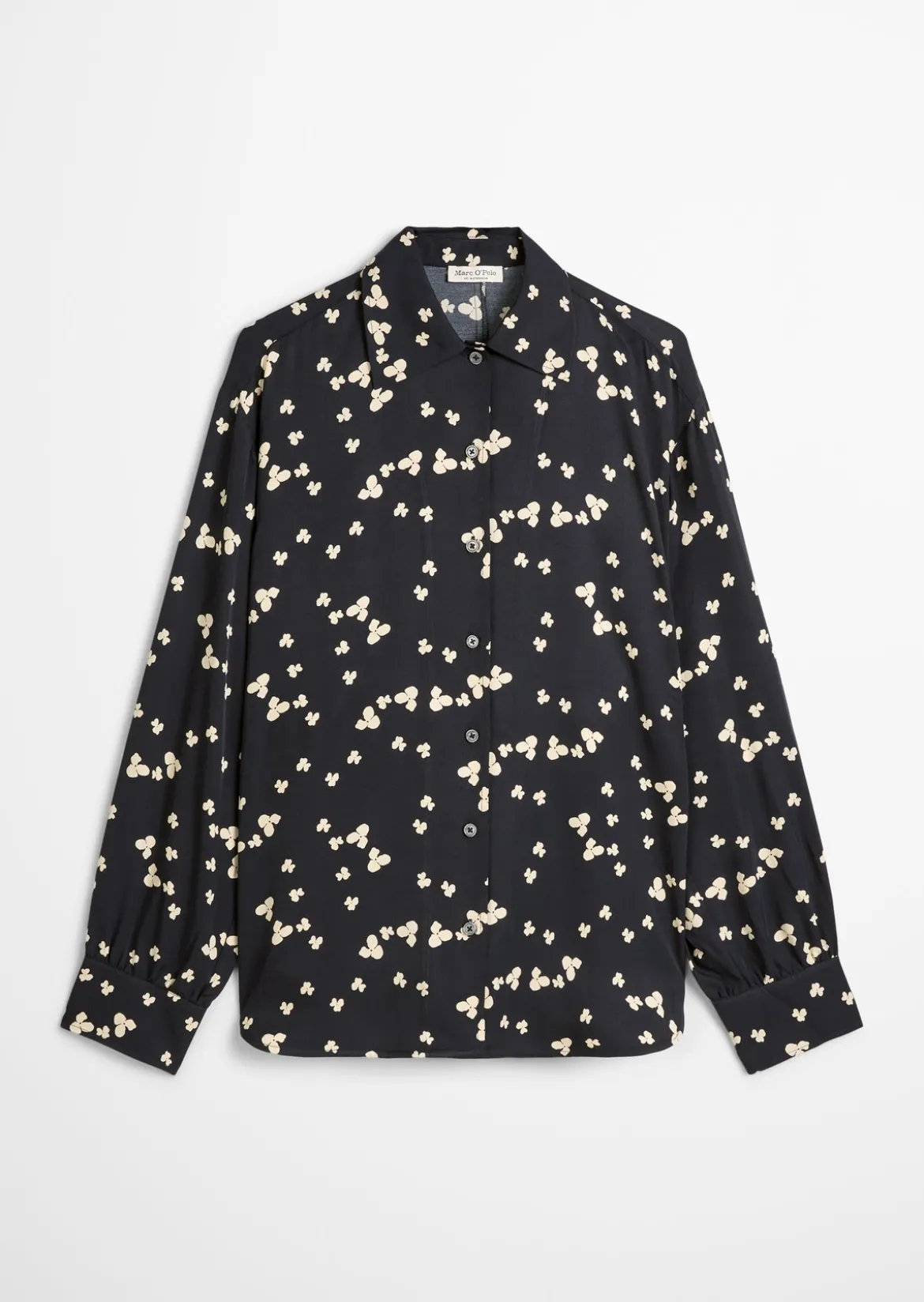 Print-Bluse relaxed aus LENZING™ ECOVERO™