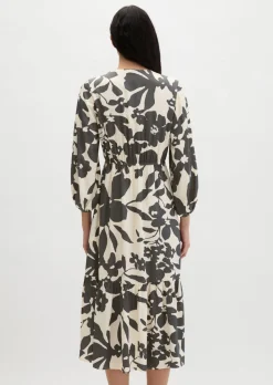 Print-Kleid flared aus LENZING™ ECOVERO™