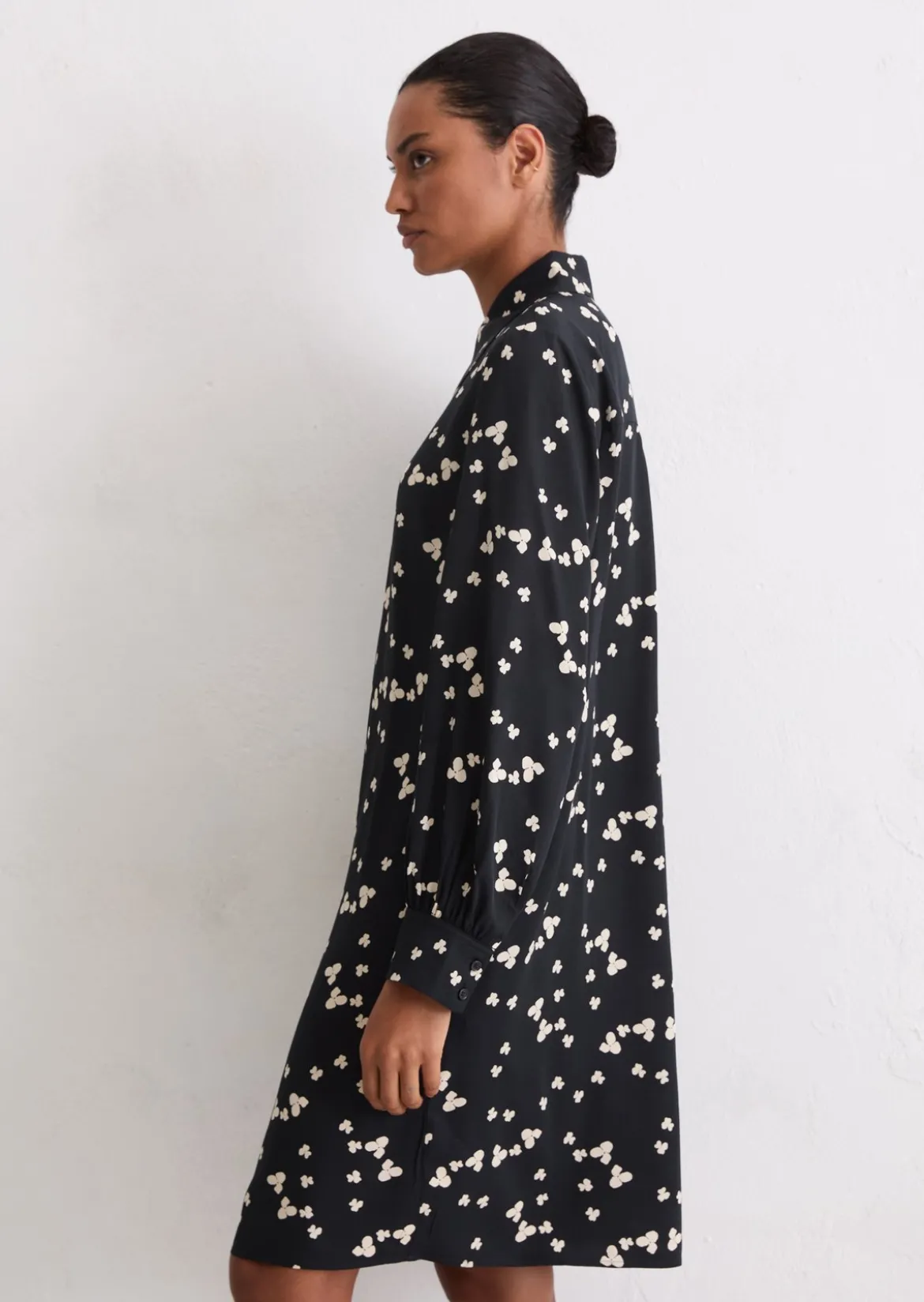 Print-Kleid loose aus LENZING™ ECOVERO™