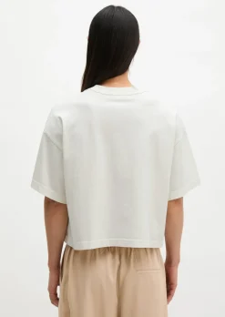 Print-T-Shirt loose aus regenerativer Bio-Baumwolle