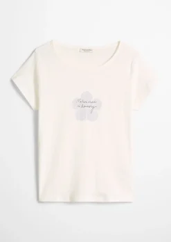 Print-T-Shirt regular aus leichtem Single Jersey
