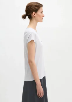 Print-T-Shirt regular aus leichtem Single Jersey