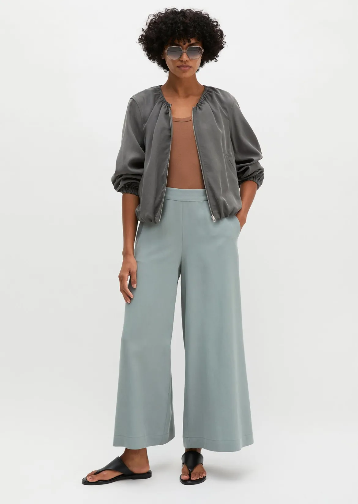 Pull-On-Culotte wide aus TENCEL™ Lyocell