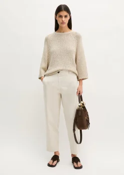 Pullover loose aus Bändchengarn