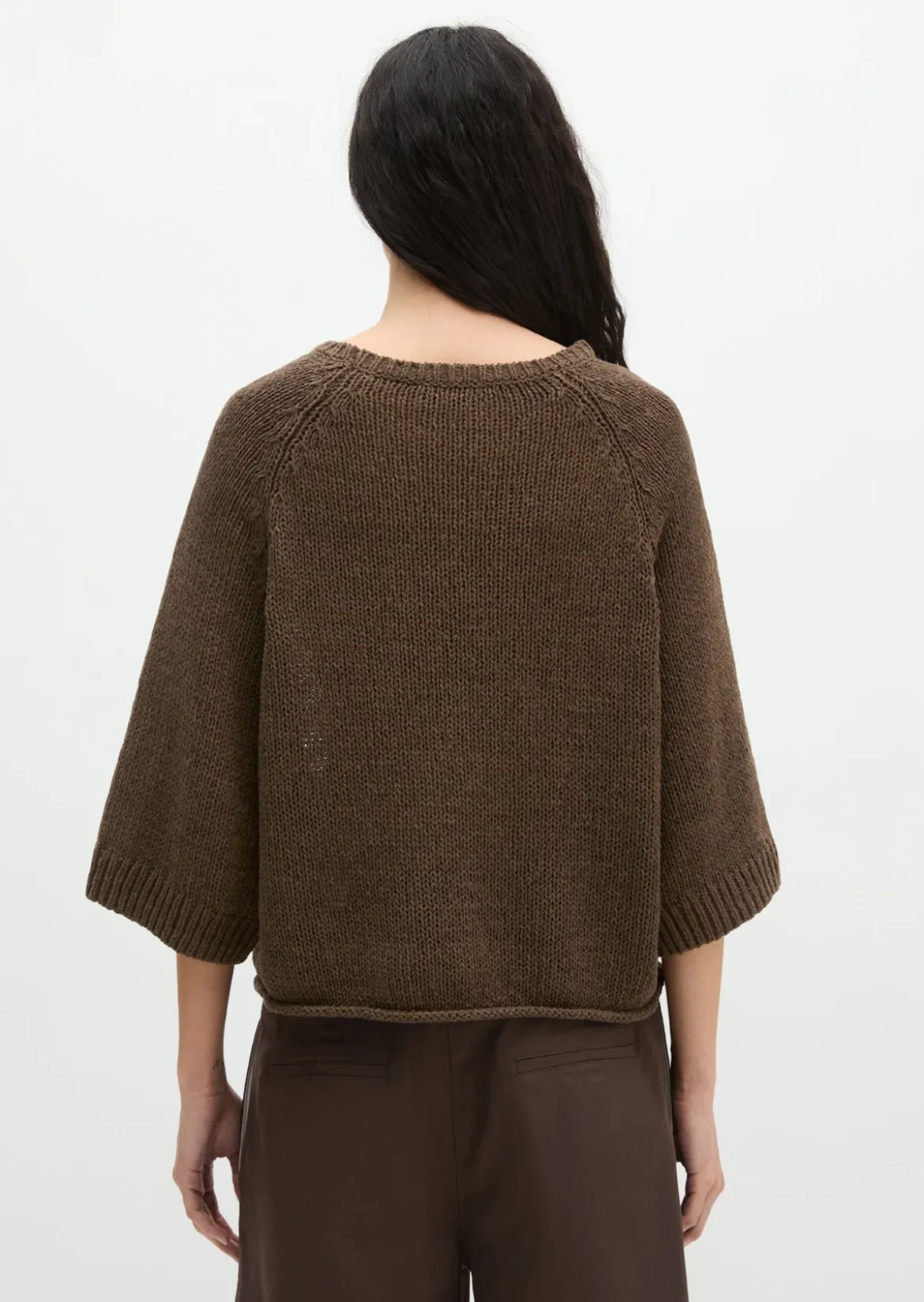 Pullover loose aus Bändchengarn