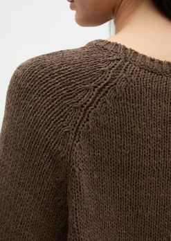 Pullover loose aus Bändchengarn