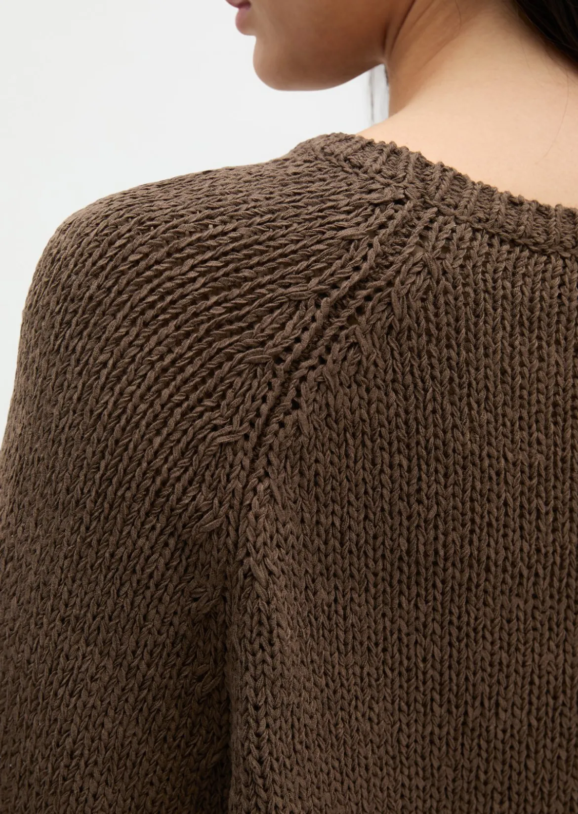 Pullover loose aus Bändchengarn