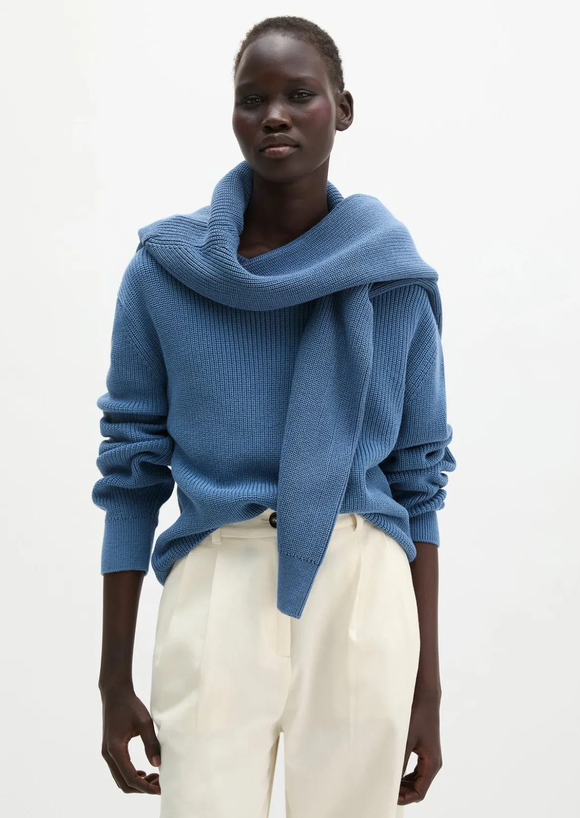 Pullover loose aus Heavy-Weight-Organic-Cotton