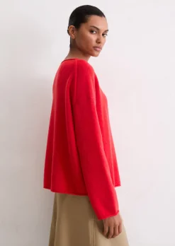 Pullover oversized aus flauschiger Lambswool