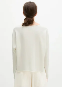 Pullover oversized aus reinem Baumwollgarn