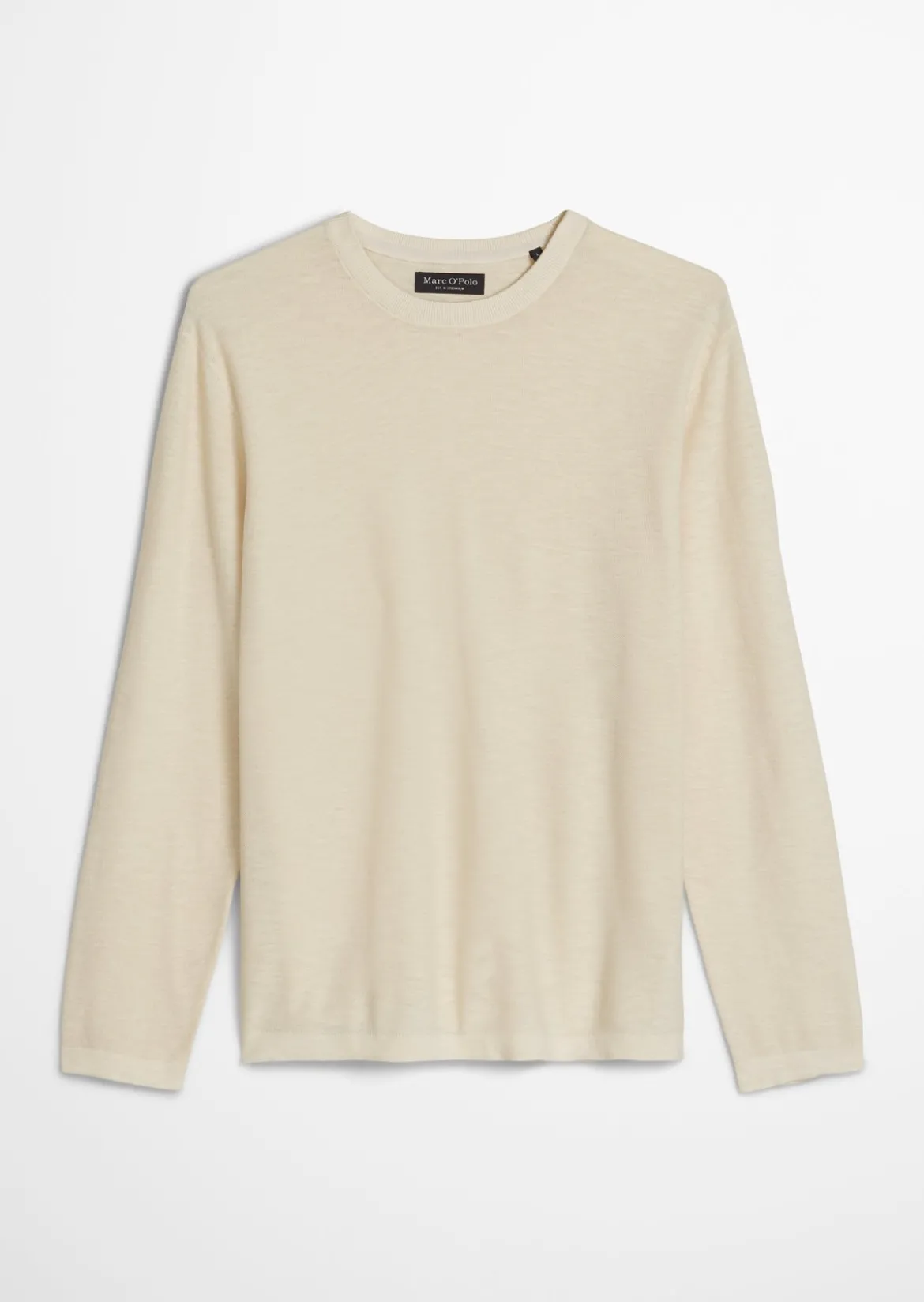 Pullover regular aus Bio-Baumwolle und Leinen