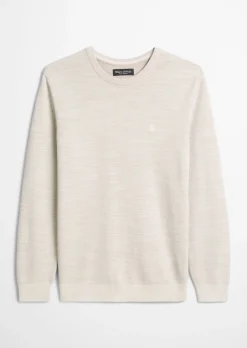 Pullover regular aus Bio-Baumwoll-Piqué