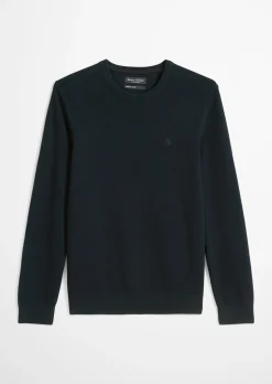 Pullover regular aus Bio-Baumwoll-Piqué