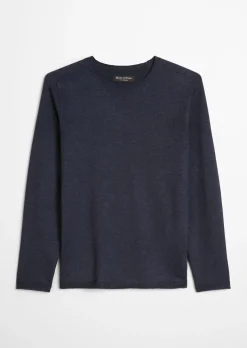 Pullover regular aus Bio-Baumwolle und Leinen