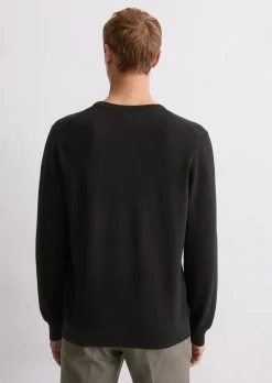 Pullover regular aus Bio-Baumwoll-Piqué