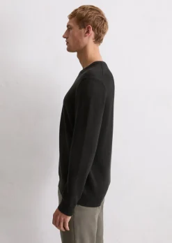 Pullover regular aus Bio-Baumwoll-Piqué
