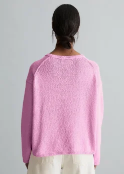 Pullover regular aus Cotton Slub Garn