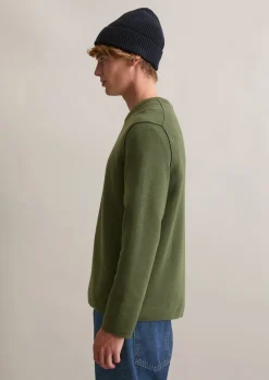 Pullover regular aus Double-Face-Cotton
