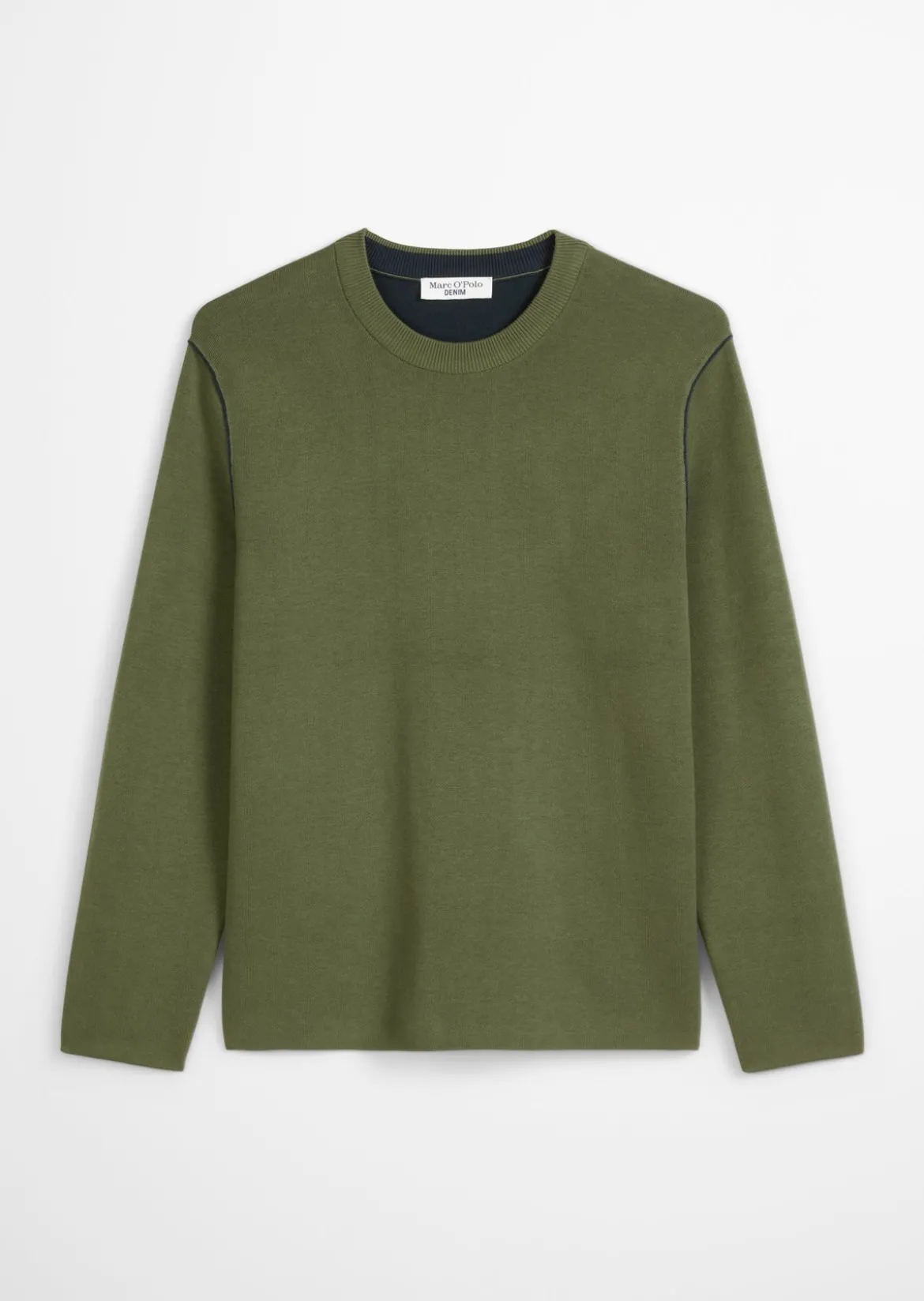 Pullover regular aus Double-Face-Cotton